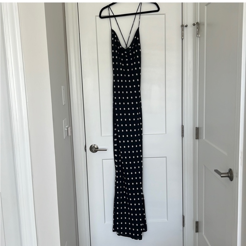 Maxi dress, polkadot Dress, - Picture 2 of 6